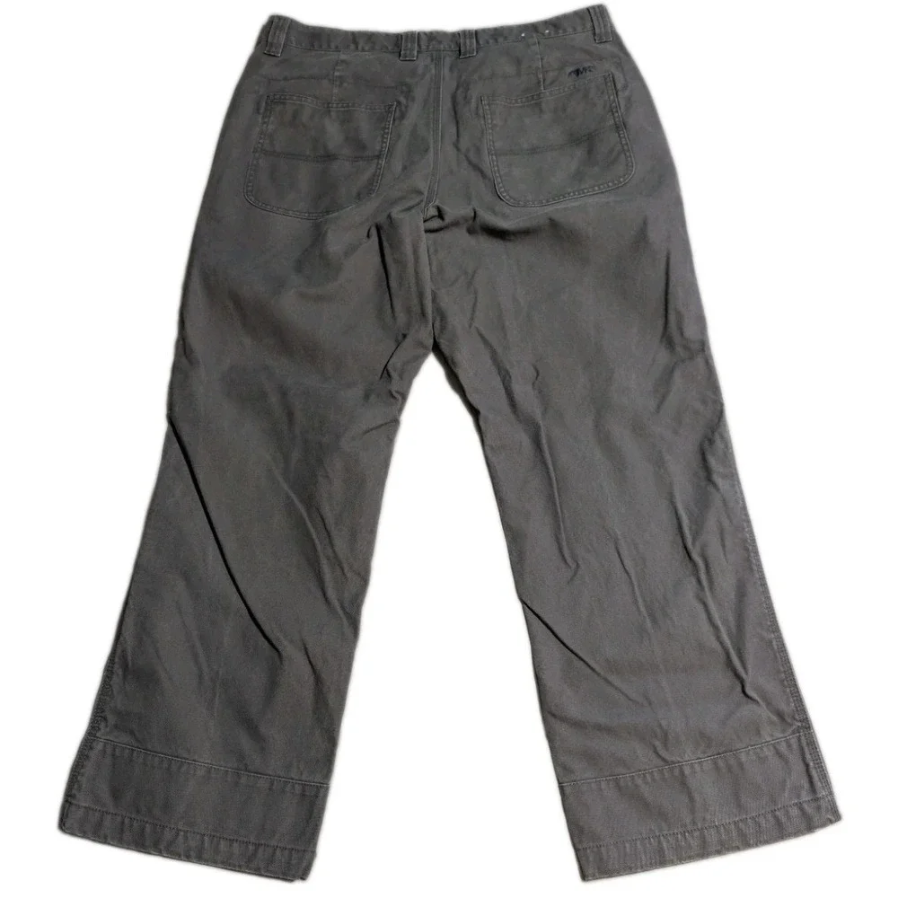 Mountain Khakis Relaxed Fit Pants Mens 36x30 Gray Canvas Outdoor Work